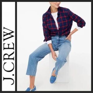 J. Crew Plaid Flannel Boy Shirt